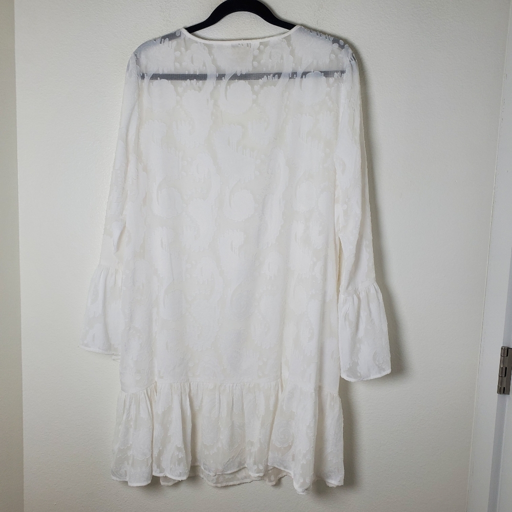 Lilly Pulitzer White Sheer Lace Swim Coverup - Picture 12 of 13